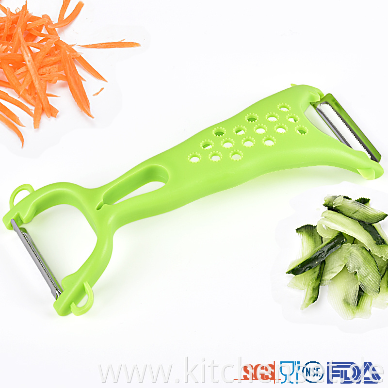 5 in 1 stainless steel fruit julienne peeler